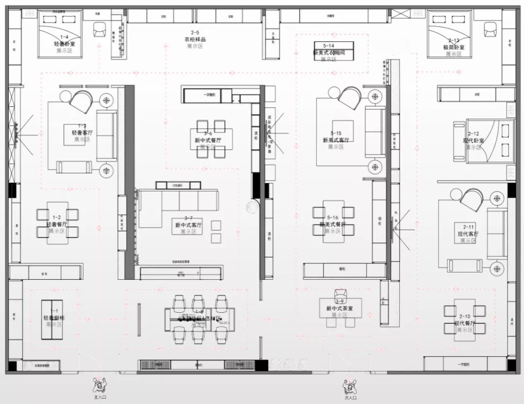 华洲木业︱湖北当阳战略合作商 348㎡ 展厅空间设计案例(图1)